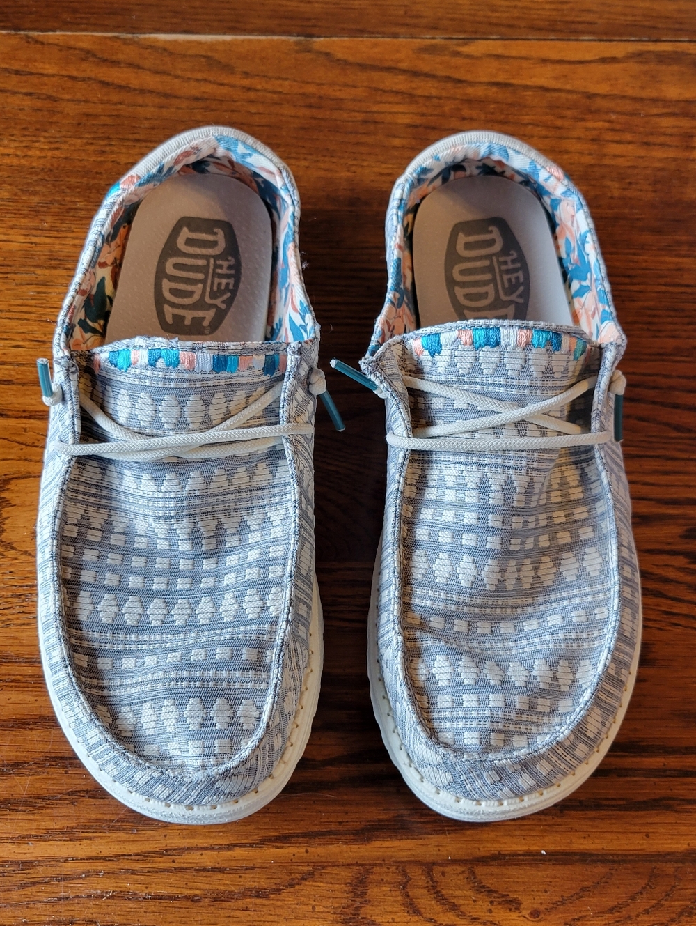 Womens' Hey Dude Slip-On Moccasin Sneakers, Size 10, Wendy Boho